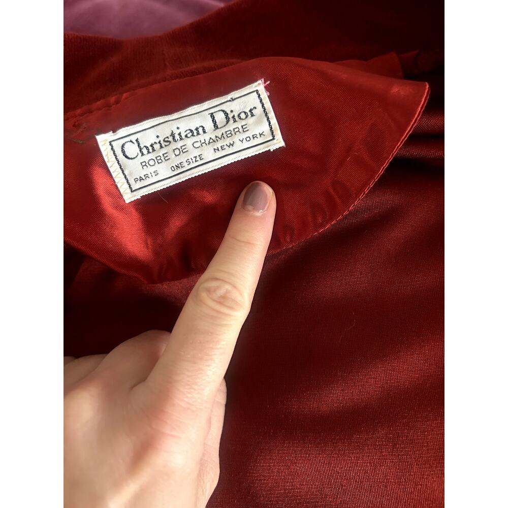 Christian Dior Vintage Robe de Chambre - Picture 8 of 15